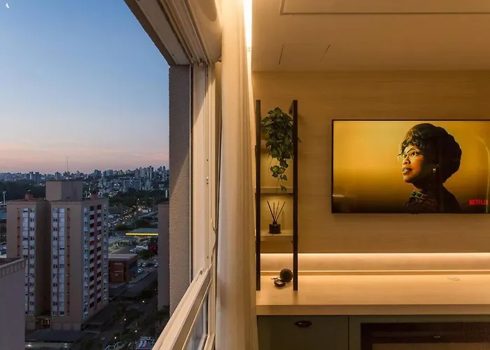 Alexa, Piscina, Aconchegante, Netflix, Gym, Vagas * Porto Alegre